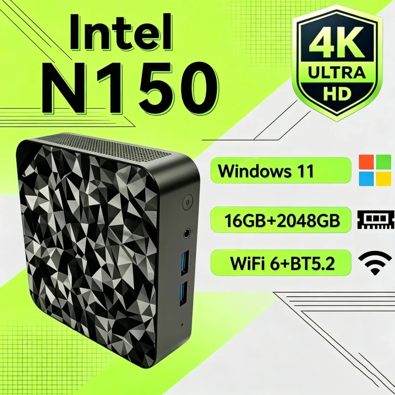 Gaming Console Stick - 2026 Stellar Core N150 MINI PC