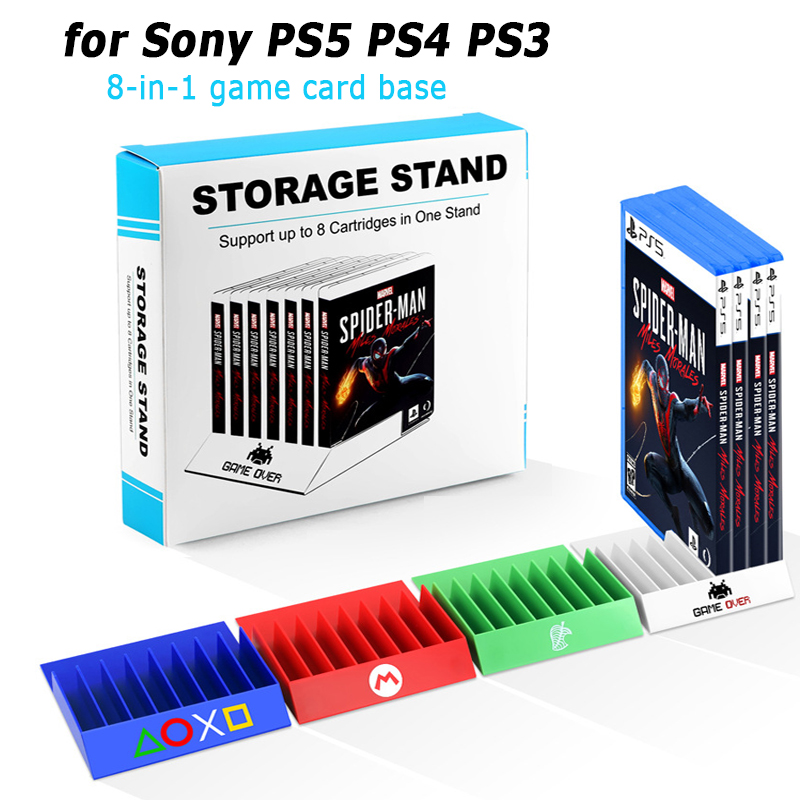 Gaming Card Holder - 8-in-1 voor PS5 Game Card Base