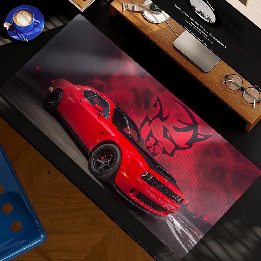 Gaming Console In Car - D-DodgeS Auto Cool Muismat XXL Computeraccessoires