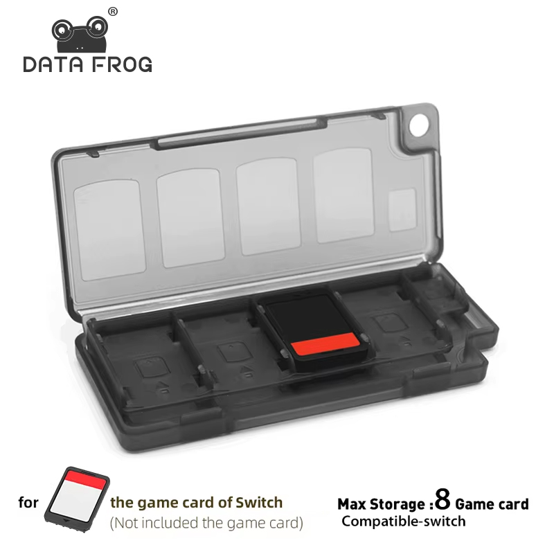 Gaming Console Holder - DATA FROG 8-in-1 draagbare gamekaarthouder voor