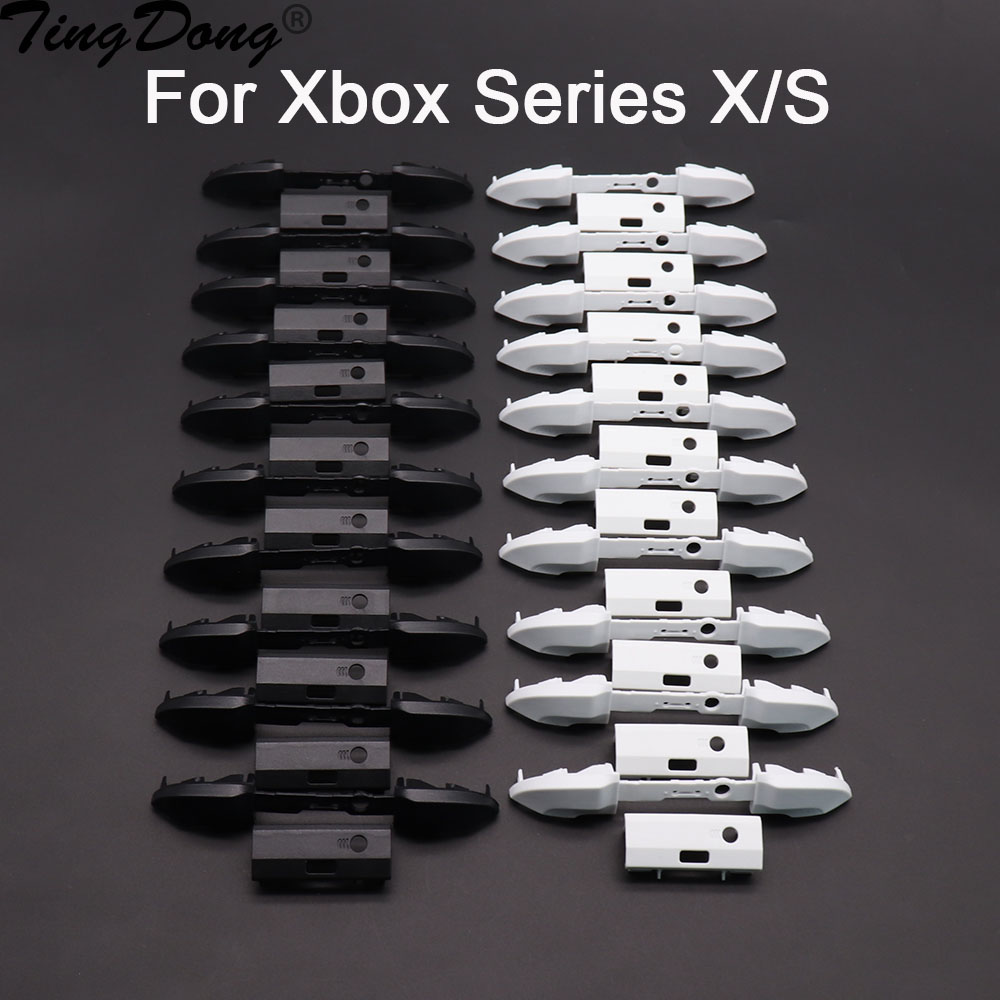 Microsoft Console Xbox Series X - 10 Sets Zwart-Witte RB LB Bumperknoppen