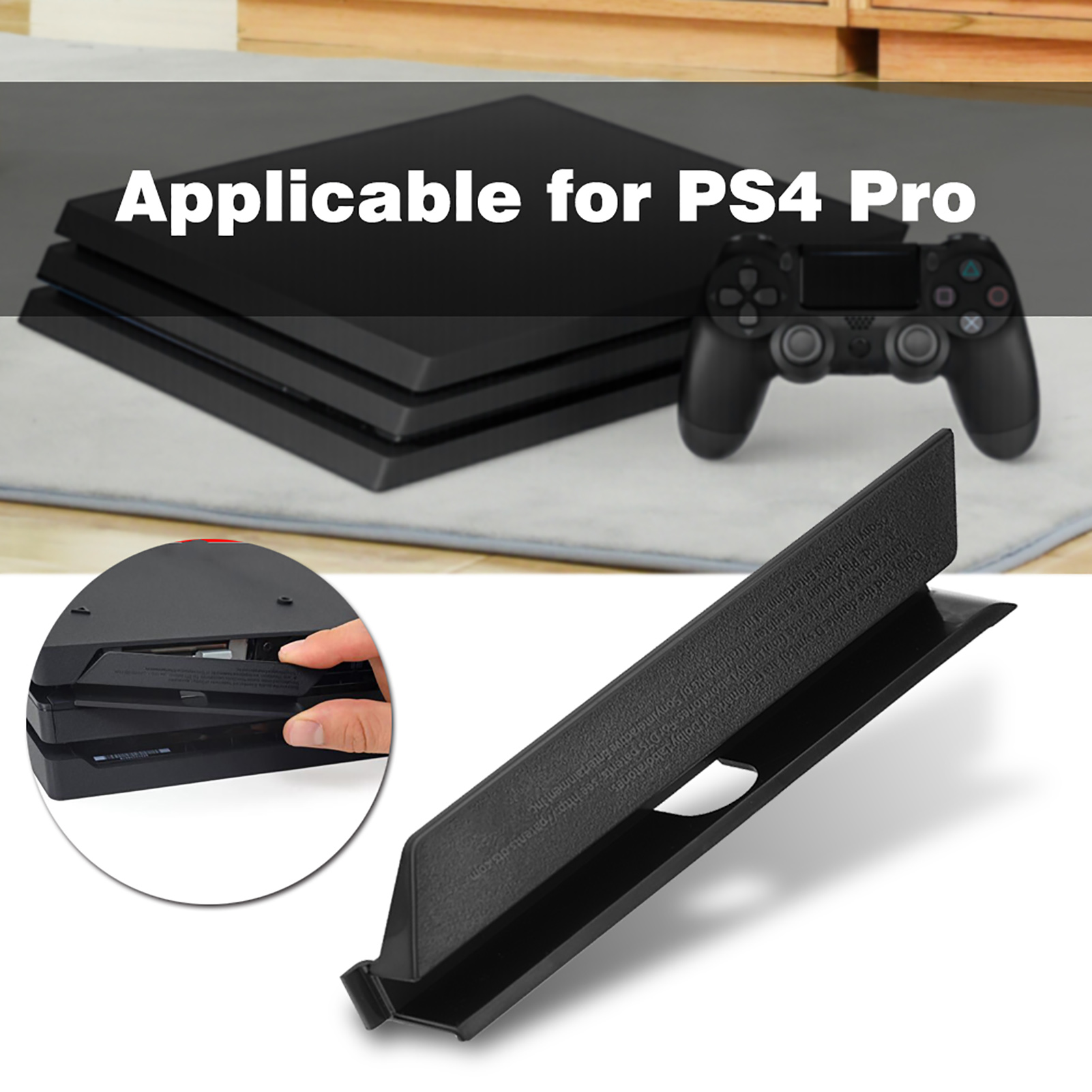 Gaming Console Design - Zwart Plastic Hdd Harde Schijf Slot