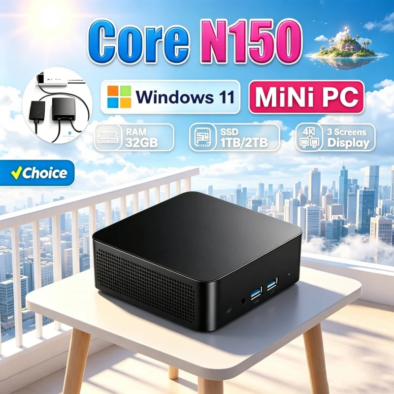 2026 Posh Core N150 MINI PC Wi - Gaming Console Stick recensie en prijs