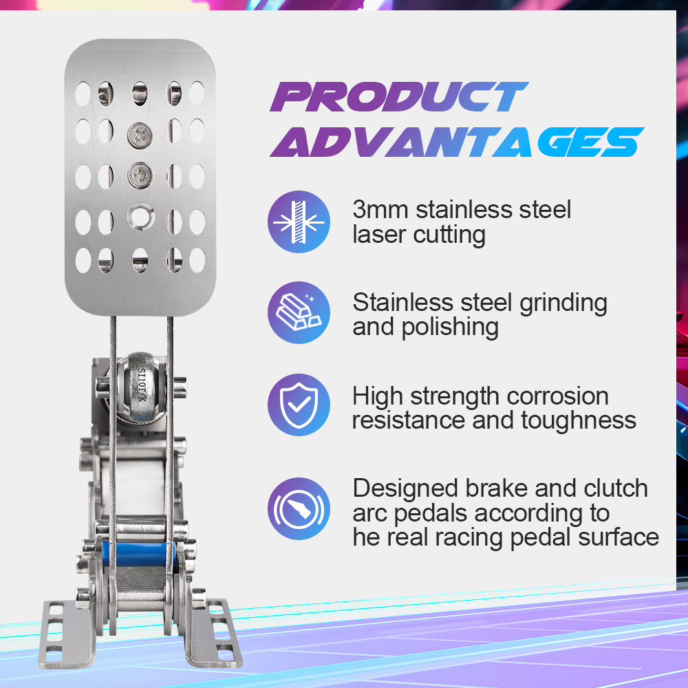 SimRuito Sim Racing LoadCell P - Racing Pedal Set recensie en prijs