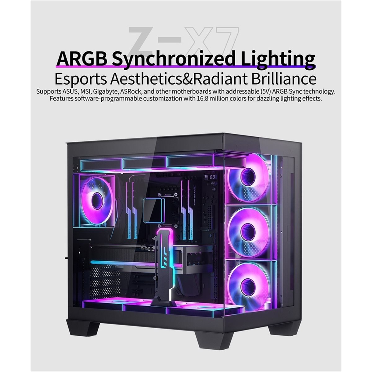 ARGB Lighting Sync Verticale G - Gaming Card Holder recensie en prijs