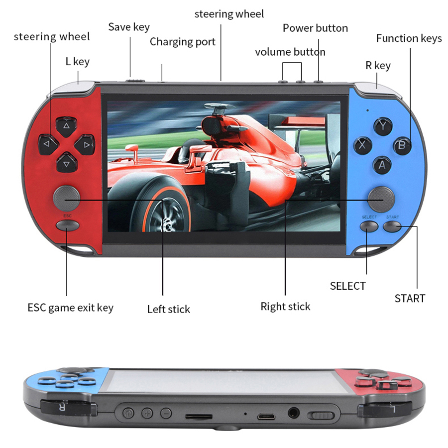 Draagbare Handheld Videogame T - Gaming Console 6 Year Old recensie en prijs