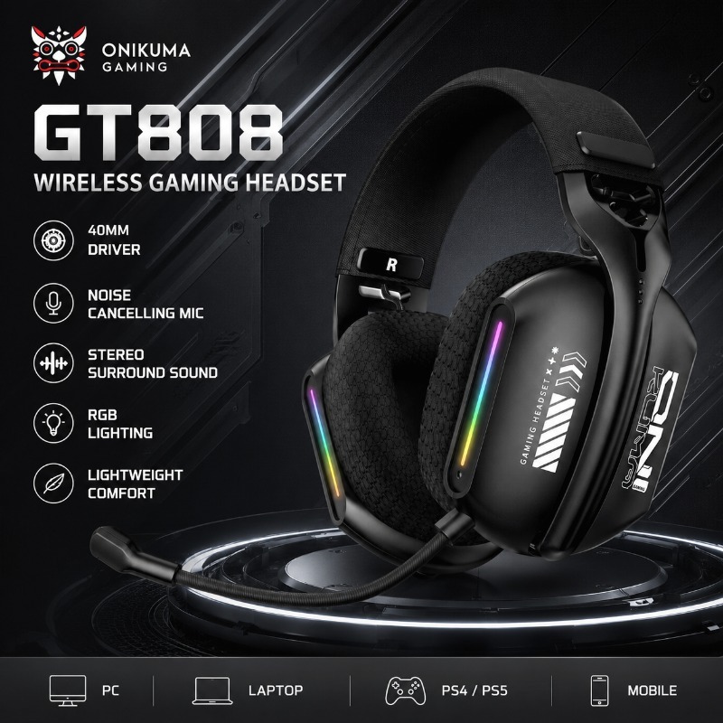 ONIKUMA GT808 Gaming Headset D - Gaming Console In Amazon recensie en prijs
