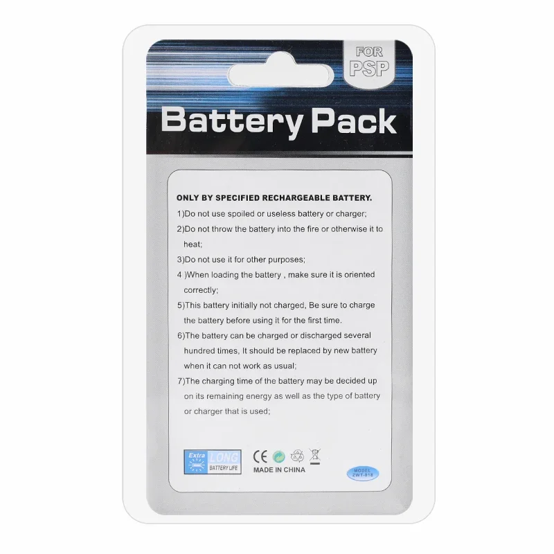 3.6V 1800mAh 3.6V Lithium Opla - Gaming Console Psp recensie en prijs