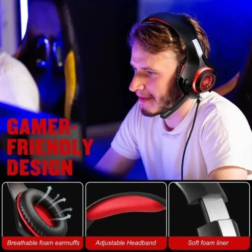 Stereo gaming-headset met micr - Gaming Console Headset recensie en prijs