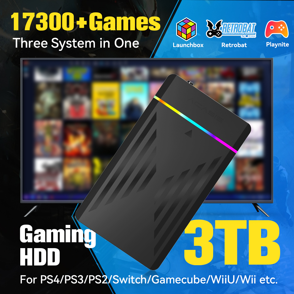 3TB Draagbare Gaming HDD Launc - Gaming Console Stick recensie en prijs